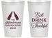Personalized Thanksgiving 14 oz Frosted Cups - Eat Drink Thankful | 260001