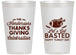 Personalized Thanksgiving 14 oz Frosted Cups - Lets Get Basted | 260003