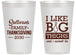 Personalized Thanksgiving 14 oz Frosted Cups - Big Thighs | 260011