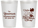 Personalized Thanksgiving 14 oz Frosted Cups - Football Turkey | 260014