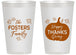 Personalized Thanksgiving 14 oz Frosted Cups - Pumpkin | 260016