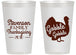 Personalized Thanksgiving 14 oz Frosted Cups - Gobble Turkey | 260018