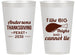 Personalized Thanksgiving 14 oz Frosted Cups - Big Thighs | 260023