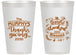 Personalized Thanksgiving 14 oz Frosted Cups - Grateful Blessed | 260028