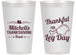 Personalized Thanksgiving 14 oz Frosted Cups - Leg Day | 260033