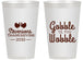 Personalized Thanksgiving 14 oz Frosted Cups - Gobble Til You Wobble | 260034