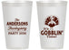 Personalized Thanksgiving 14 oz Frosted Cups - Turkey Gobblin | 260035