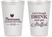 Personalized Thanksgiving 14 oz Frosted Cups - Turkey Stuffed | 260037