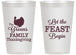 Personalized Thanksgiving 14 oz Frosted Cups - Let The Feast Begin | 260041