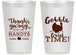 Personalized Thanksgiving 14 oz Frosted Cups - Turkey Gobble | 260043