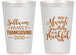Personalized Thanksgiving 14 oz Frosted Cups - Thankful | 260048