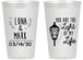Personalized Wedding 14 oz Frosted Cups - You Are The Light Of My Life | 261
