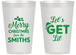 Personalized Christmas 14 oz Frosted Cups - Lets Get Lit | 280001