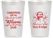 Personalized Christmas 14 oz Frosted Cups - Snowman | 280002