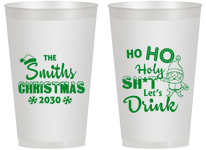 Personalized Christmas 14 oz Frosted Cups - Elf | 280009