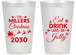 Personalized Christmas 14 oz Frosted Cups - Eat Drink And Be Jolly | 280010