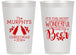 Personalized Christmas 14 oz Frosted Cups - Wonderful Time For A Beer | 280012