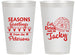 Personalized Christmas 14 oz Frosted Cups - Eat Drink Be Jacky | 280016