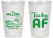 Personalized Christmas 14 oz Frosted Cups - Tacky Af | 280017