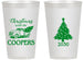 Personalized Christmas 14 oz Frosted Cups - Naughty Af | 280025