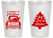 Personalized Christmas 14 oz Frosted Cups - Christmas Tree | 280026