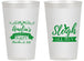Personalized Christmas 14 oz Frosted Cups - Sleigh All Day | 280031
