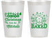 Personalized Christmas 14 oz Frosted Cups - Lets Get Baked | 280039