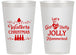 Personalized Christmas 14 oz Frosted Cups - Let Is Snow | 280050