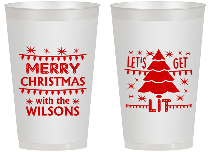 Personalized Christmas 14 oz Frosted Cups - Nutcracker | 280052