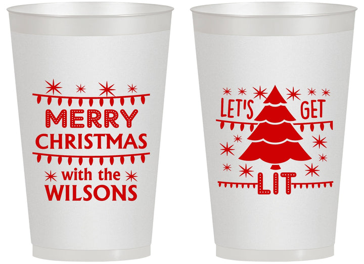 Personalized Christmas 14 oz Frosted Cups - Nutcracker | 280052