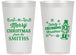 Personalized Christmas 14 oz Frosted Cups - Snowflakes | 280053