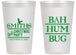 Personalized Christmas 14 oz Frosted Cups - Bah Hum Bug | 280057