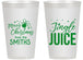 Personalized Christmas 14 oz Frosted Cups - Jingle Juice | 280067