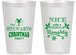 Personalized Christmas 14 oz Frosted Cups - Naughty Or Nice | 280069