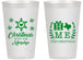 Personalized Christmas 14 oz Frosted Cups - Texas | 280075