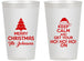 Personalized Christmas 14 oz Frosted Cups - Ho Ho Ho | 280076