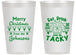 Personalized Christmas 14 oz Frosted Cups - Eat Drink Tacky | 280081