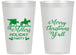 Personalized Christmas 14 oz Frosted Cups - Country | 280087