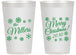 Personalized Christmas 14 oz Frosted Cups - Snowflakes | 280089