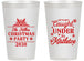 Personalized Christmas 14 oz Frosted Cups - Mistletoe | 280092