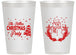 Personalized Christmas 14 oz Frosted Cups - Snowman | 280096