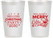 Personalized Christmas 14 oz Frosted Cups - Cocktail | 280098