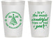 Personalized Christmas 14 oz Frosted Cups - Wonderful Time For A Beer | 280099