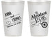 Personalized Wedding 14 oz Frosted Cups - The Adventure Begins | 284