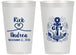 Personalized Wedding 14 oz Frosted Cups - Lets Get Nauti | 292