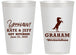 Personalized Wedding 14 oz Frosted Cups - Got Hitched | 296