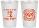Personalized Wedding 14 oz Frosted Cups - Til Death Do Us Part | 297