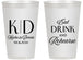 Personalized Rehearsal Dinner 14 oz Frosted Cups - Eat Drink Rehearse | 30000