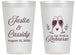 Personalized Rehearsal Dinner 14 oz Frosted Cups - Eat Drink Rehearse | 30001
