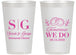 Personalized Rehearsal Dinner 14 oz Frosted Cups - Tomorrow We Do | 30003
